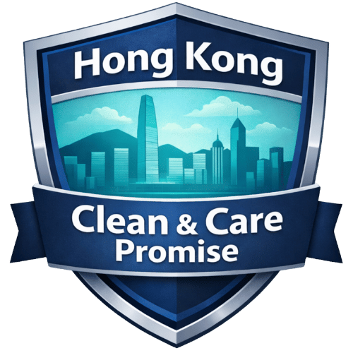 The Hong Kong Clean & Care Promise 100% Guaranteed Badge